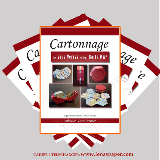 Les Dessous de Verres MAP - Tuto cartonnage à Télécharger (Copie) Lena's Paper