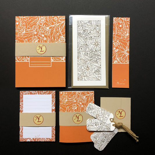 Box MAGUY - 10 articles de papeterie fleurie Lena's Paper