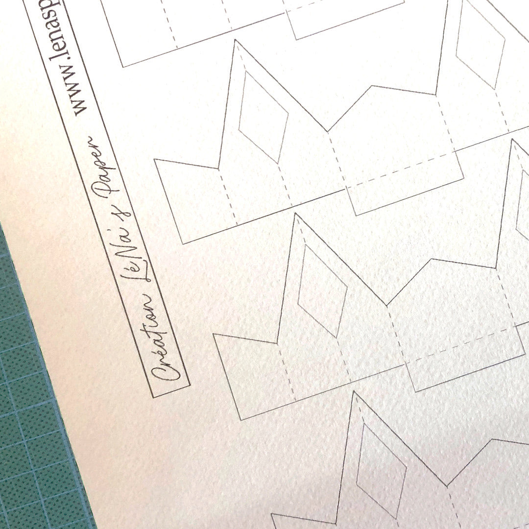 L'Etoile Badiane Hexagonale -Tuto Cartonnage à télécharger (Copie) Lena's Paper