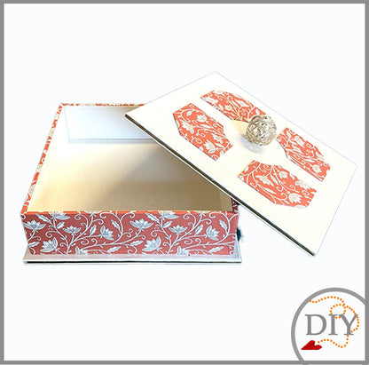 La Boite Carrée de Hedy -Tuto Cartonnage à télécharger (Copie) Lena's Paper