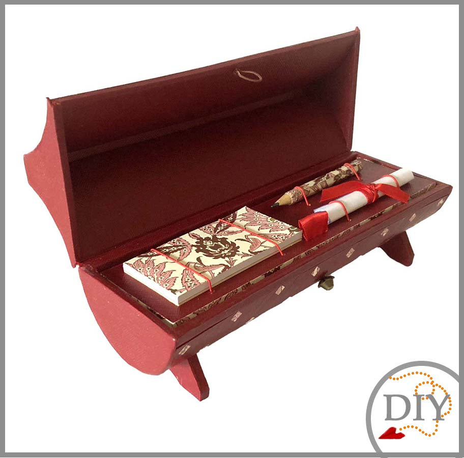 Le Coffret Mikado de Soong-Tuto Cartonnage à télécharger Lena's Paper