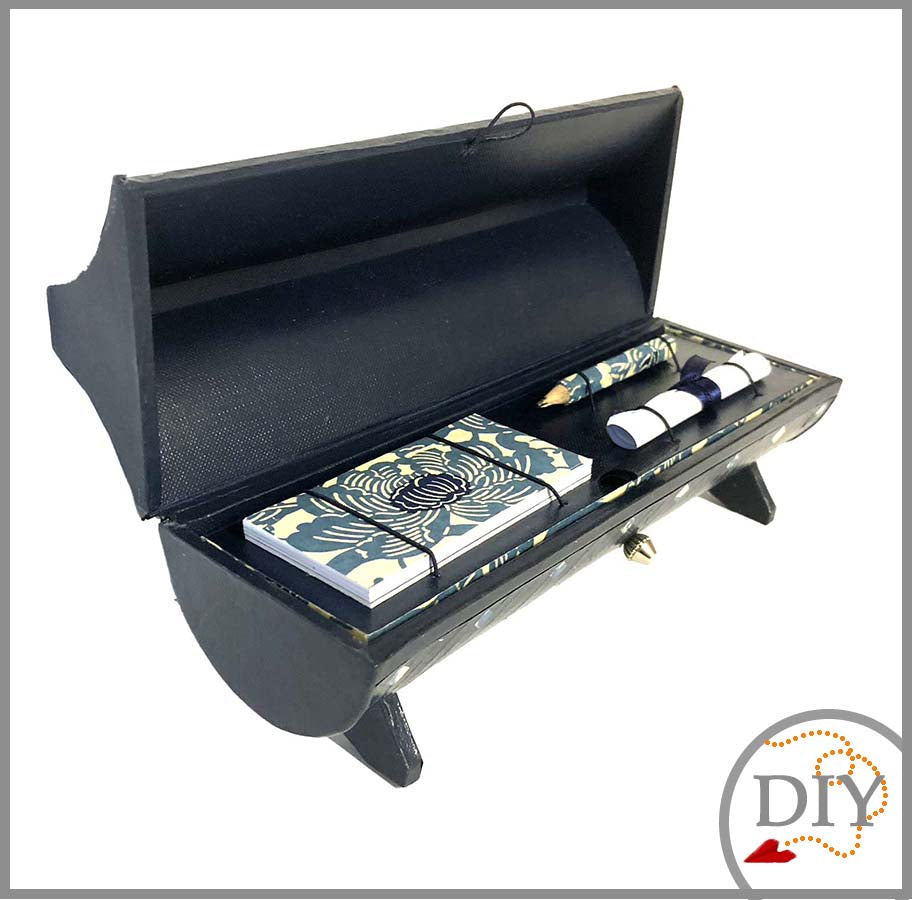 Le Coffret Mikado de Soong-Tuto Cartonnage à télécharger Lena's Paper