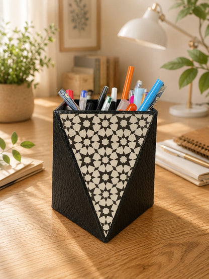 Mon Premier Pot à Crayon ZIG ZAG - Tuto cartonnage à Télécharger LeNa's Paper
