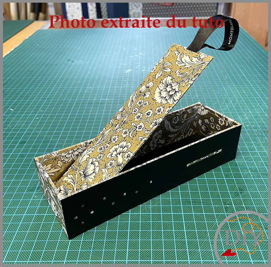 Le Domino de Malala -Tuto Cartonnage à télécharger (Copie) Lena's Paper