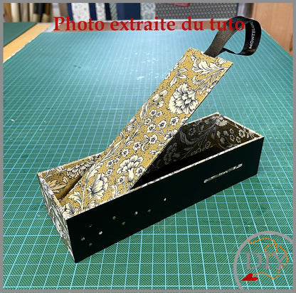Le Domino de Malala -Tuto Cartonnage à télécharger (Copie) Lena's Paper