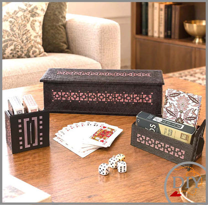 La Boite de Jeux de Cartes de Hypathie -Tuto Cartonnage à télécharger Lena's Paper