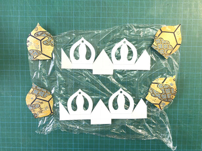 L'Etoile Badiane Hexagonale -Tuto Cartonnage à télécharger (Copie) Lena's Paper