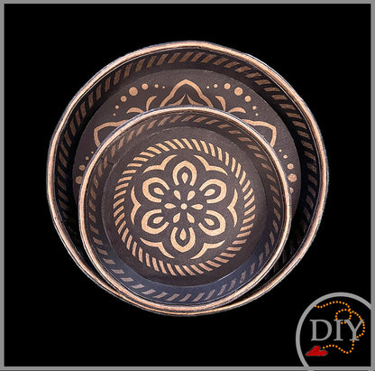 Les Vide- Poches de Annie -Tuto Cartonnage à télécharger (Copie) Lena's Paper