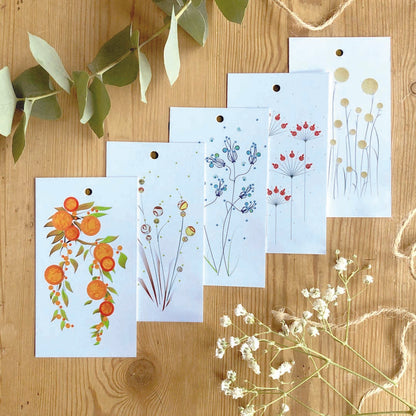 5 Etiquettes cadeaux différentes - Le Pouvoir des Fleurs Lena's Paper