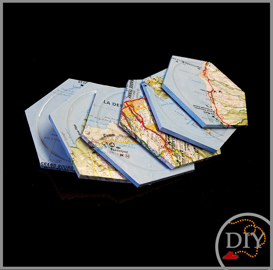 Les Dessous de Verres MAP - Tuto cartonnage à Télécharger Lena's Paper