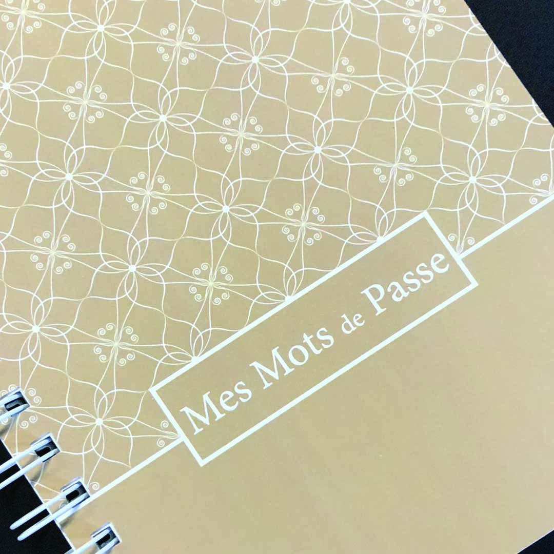 Carnet de Mots de Passe, codes secrets - Collection Célia Lena's Paper