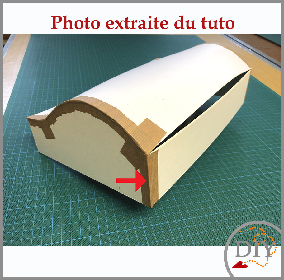 Le Vanity Poppins - Tuto Cartonnage à télécharger Lena's Paper