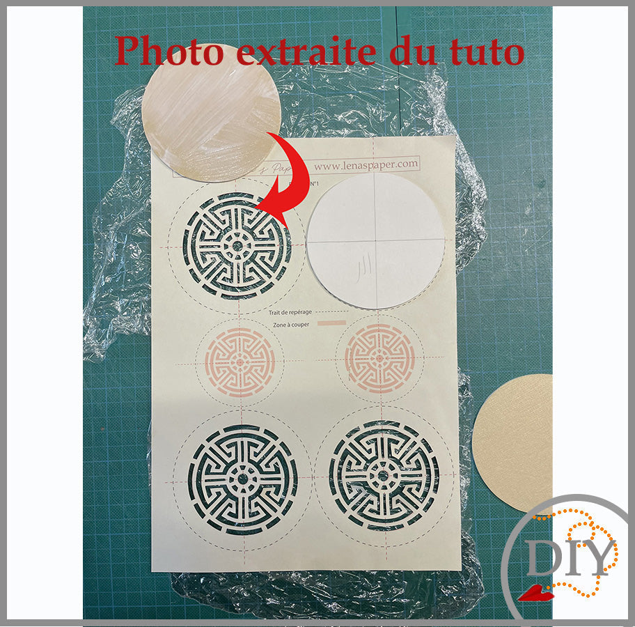 Les Sous-Verre CLICO -Tuto Cartonnage à télécharger Lena's Paper