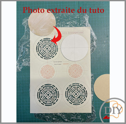 Les Sous-Verre CLICO -Tuto Cartonnage à télécharger Lena's Paper