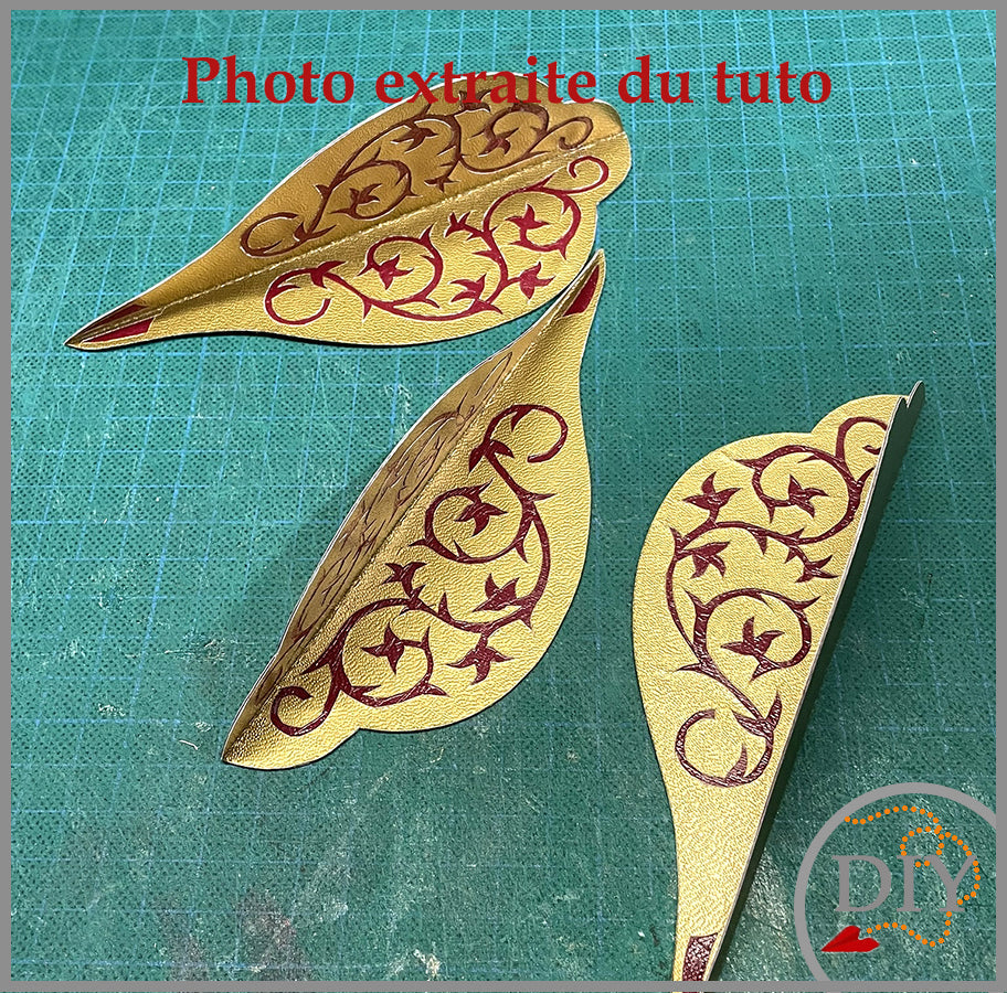 La Boule de Noël Arabesque -Tuto Cartonnage à télécharger (Copie) Lena's Paper