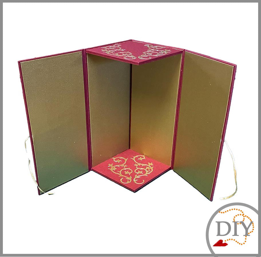 La Boite Arabesque (pour la boule Arabesque) -Tuto Cartonnage à télécharger Lena's Paper