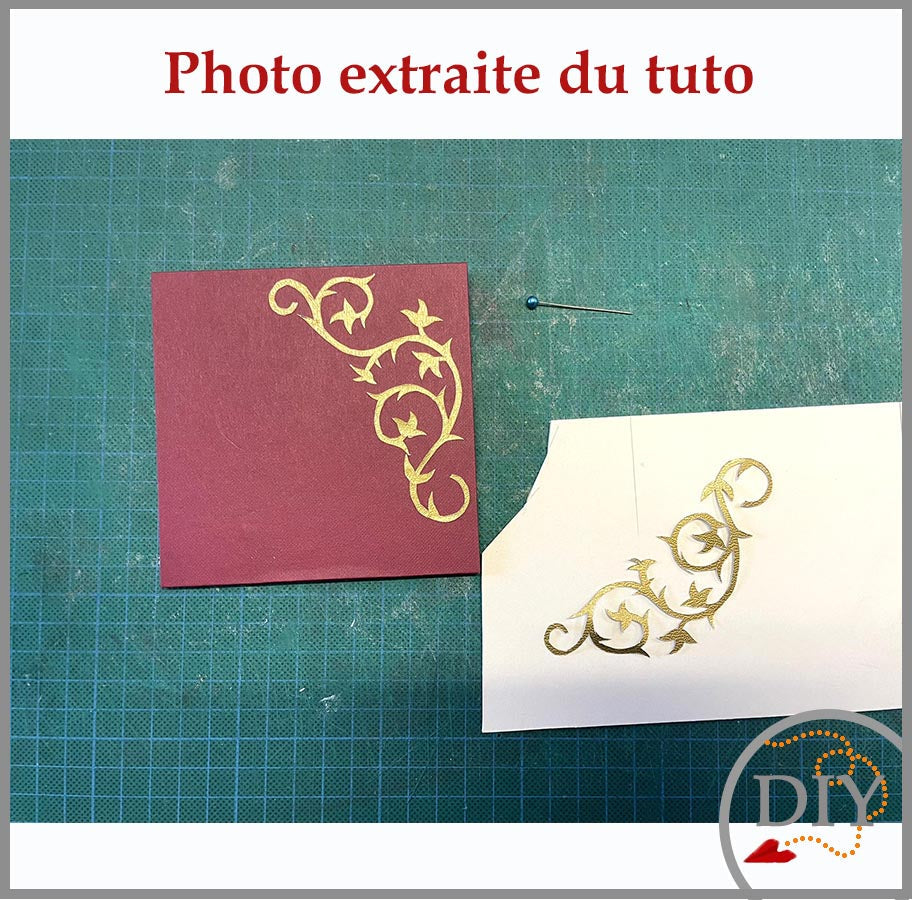 La Boite Arabesque (pour la boule Arabesque) -Tuto Cartonnage à télécharger Lena's Paper