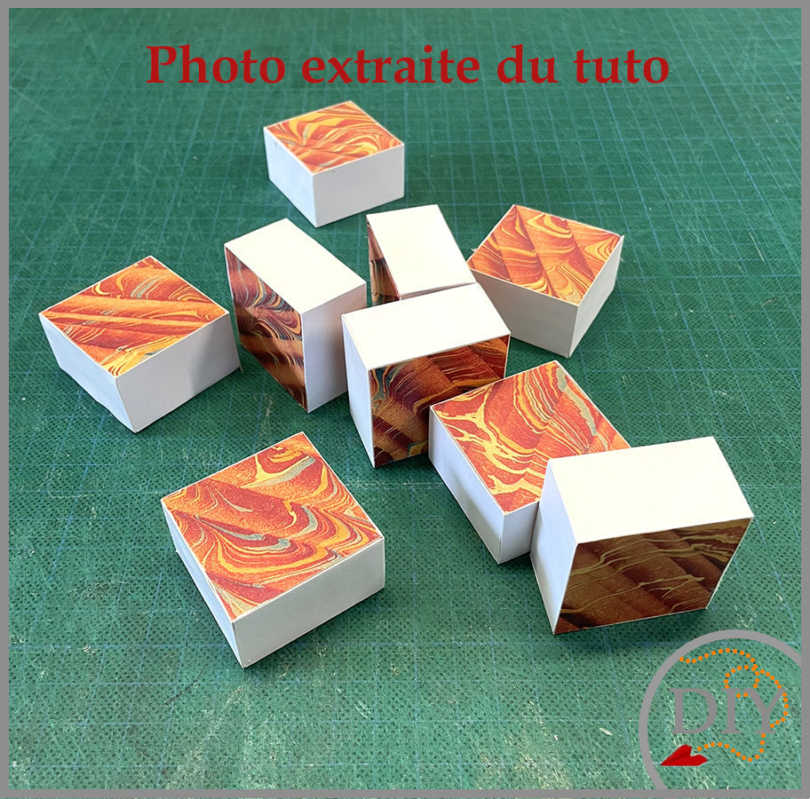 Le Jeu de Morpion d'IRENA - Tuto cartonnage à Télécharger Lena's Paper