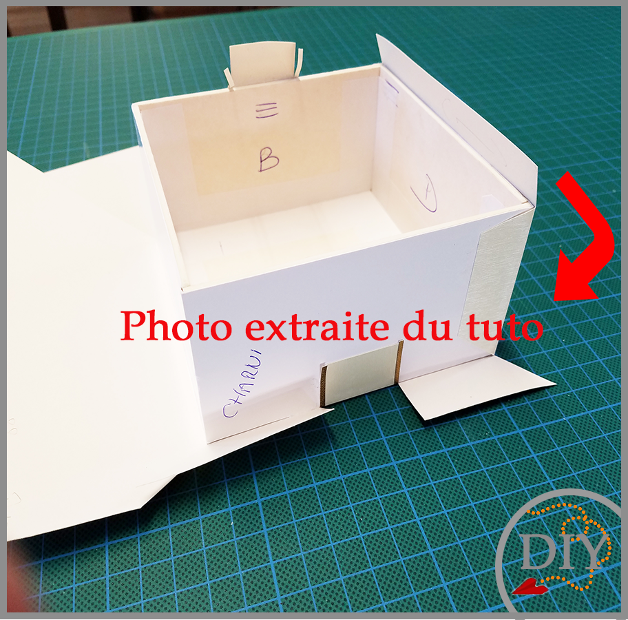 La Secret BOX -Tuto Cartonnage à télécharger Lena's Paper