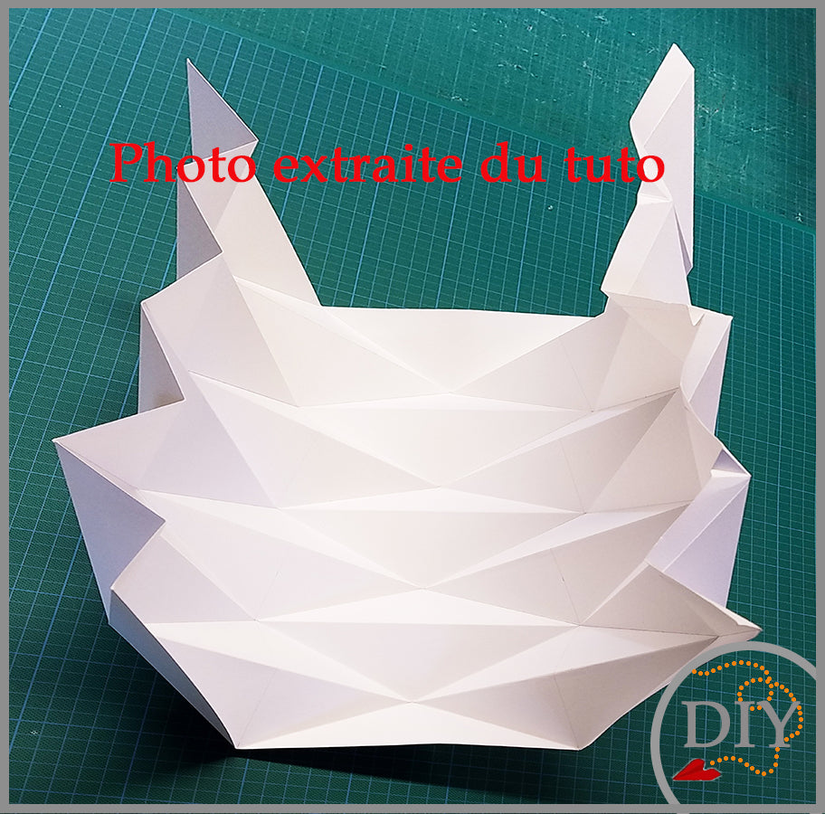 La Lampe BRUCEL -Tuto Cartonnage à télécharger Lena's Paper