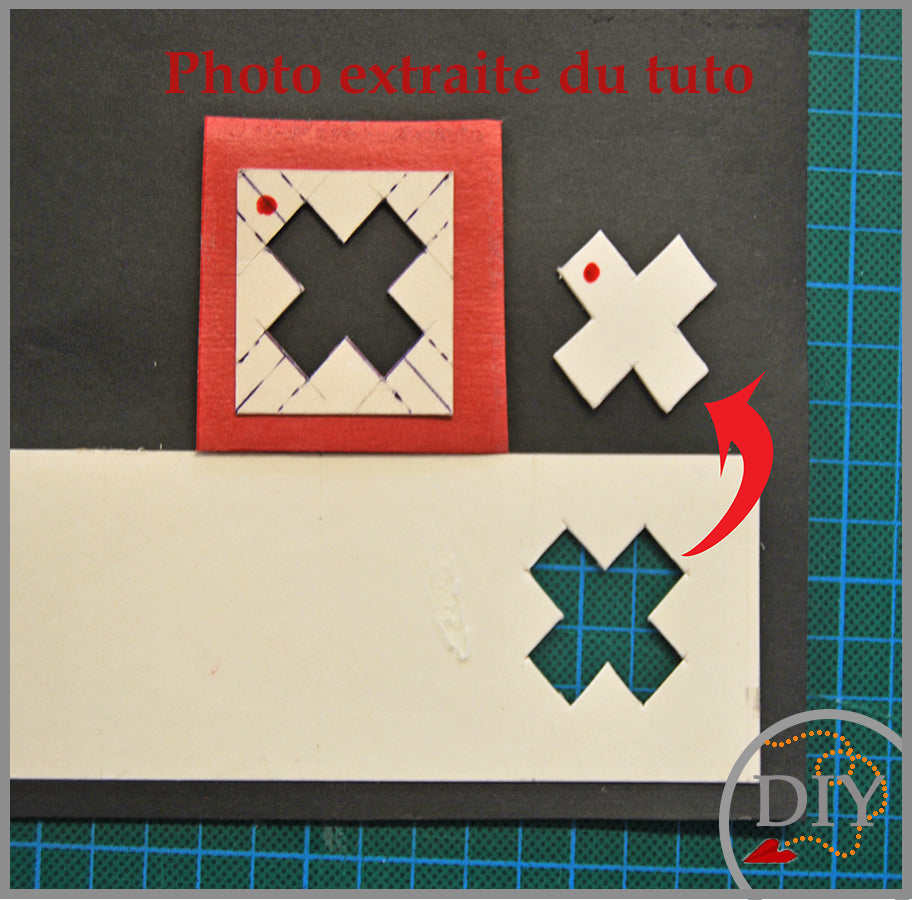 Le Jeu de Morpion - Tuto à Télécharger -Cartonnage niveau Moyen - DIY Lena's Paper