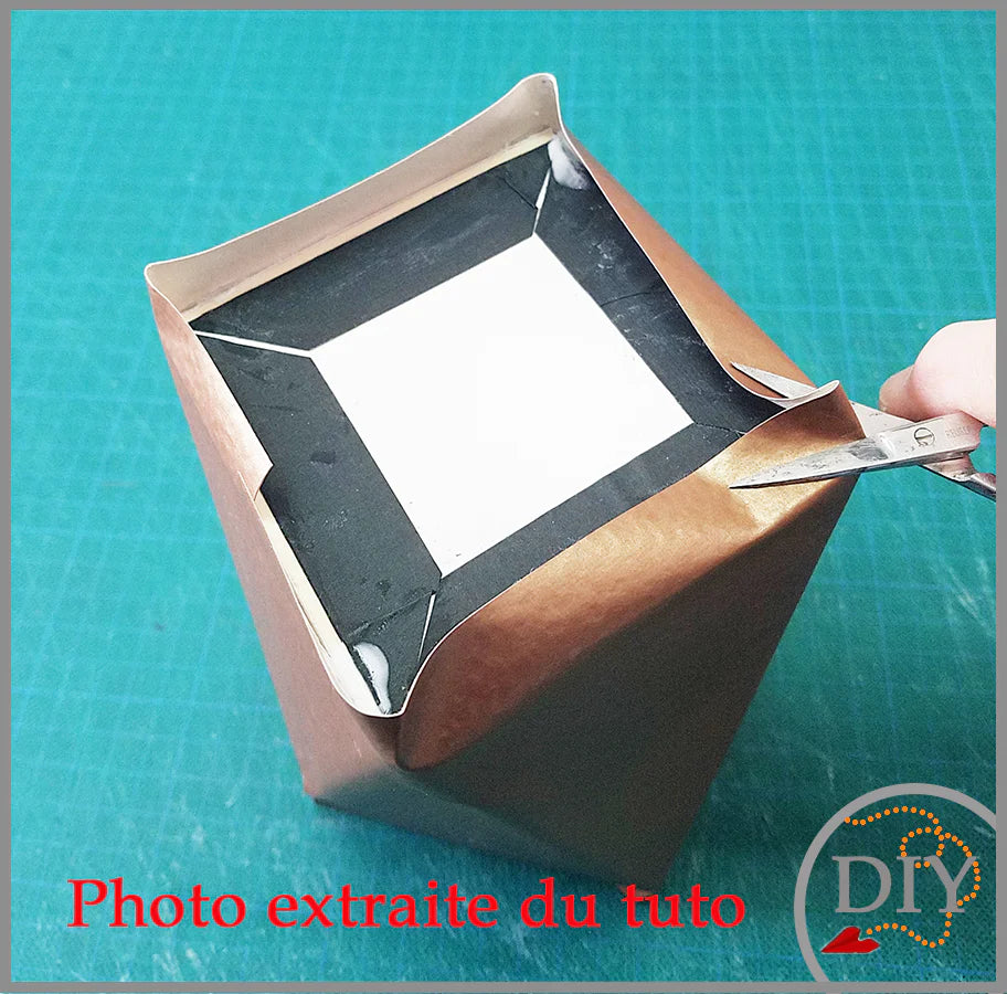 Mon Premier Pot à Crayon ZIG ZAG - Tuto cartonnage à Télécharger LeNa's Paper