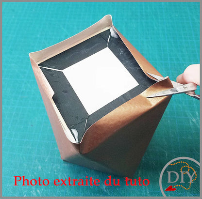 Mon Premier Pot à Crayon ZIG ZAG - Tuto cartonnage à Télécharger LeNa's Paper