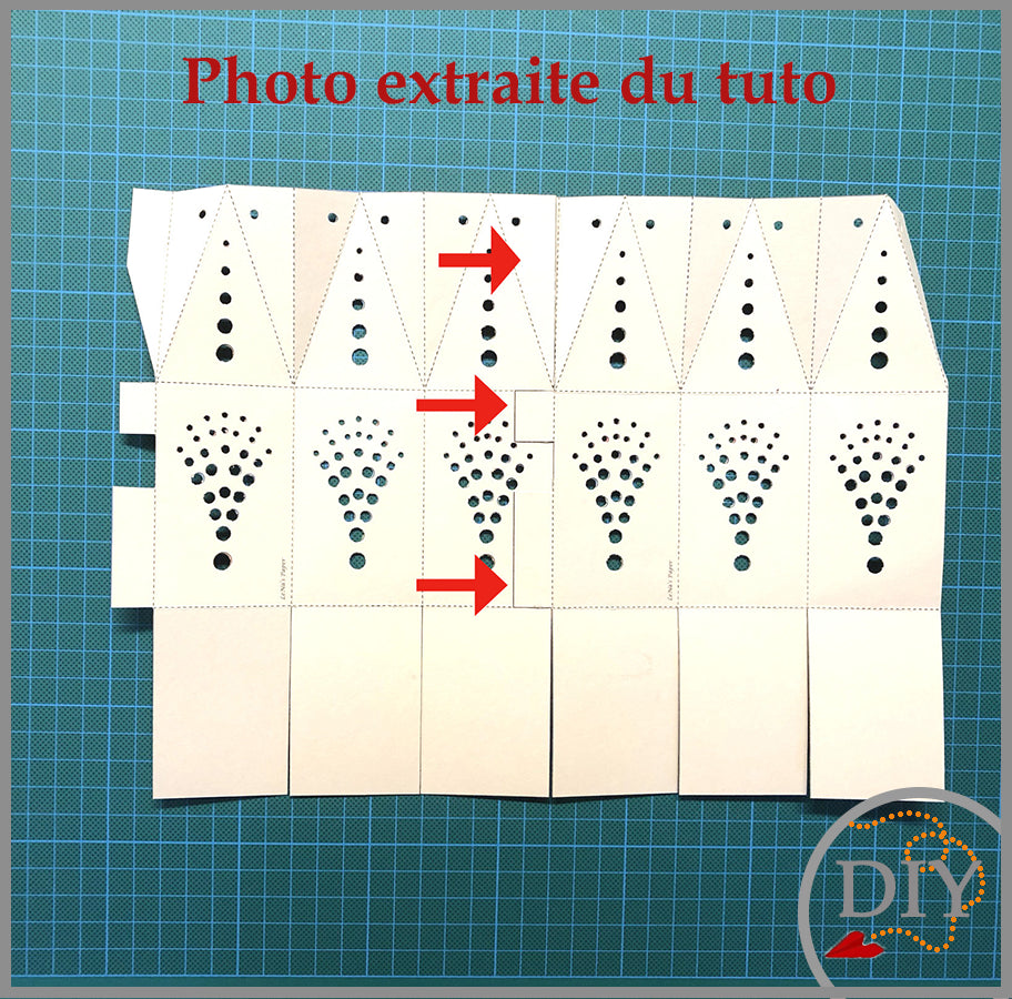 La Boite Cadeau Snow -Tuto Cartonnage à télécharger Lena's Paper