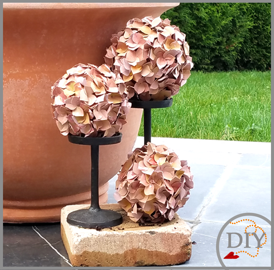 Les Boules d'Automne - Tuto à Télécharger - Fleur en papier- LeNa's Paper