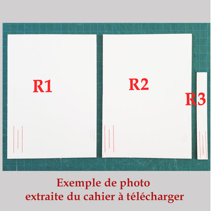 Mon Premier Porte Bloc Note-Tuto Cartonnage à Télécharger LeNa's Paper