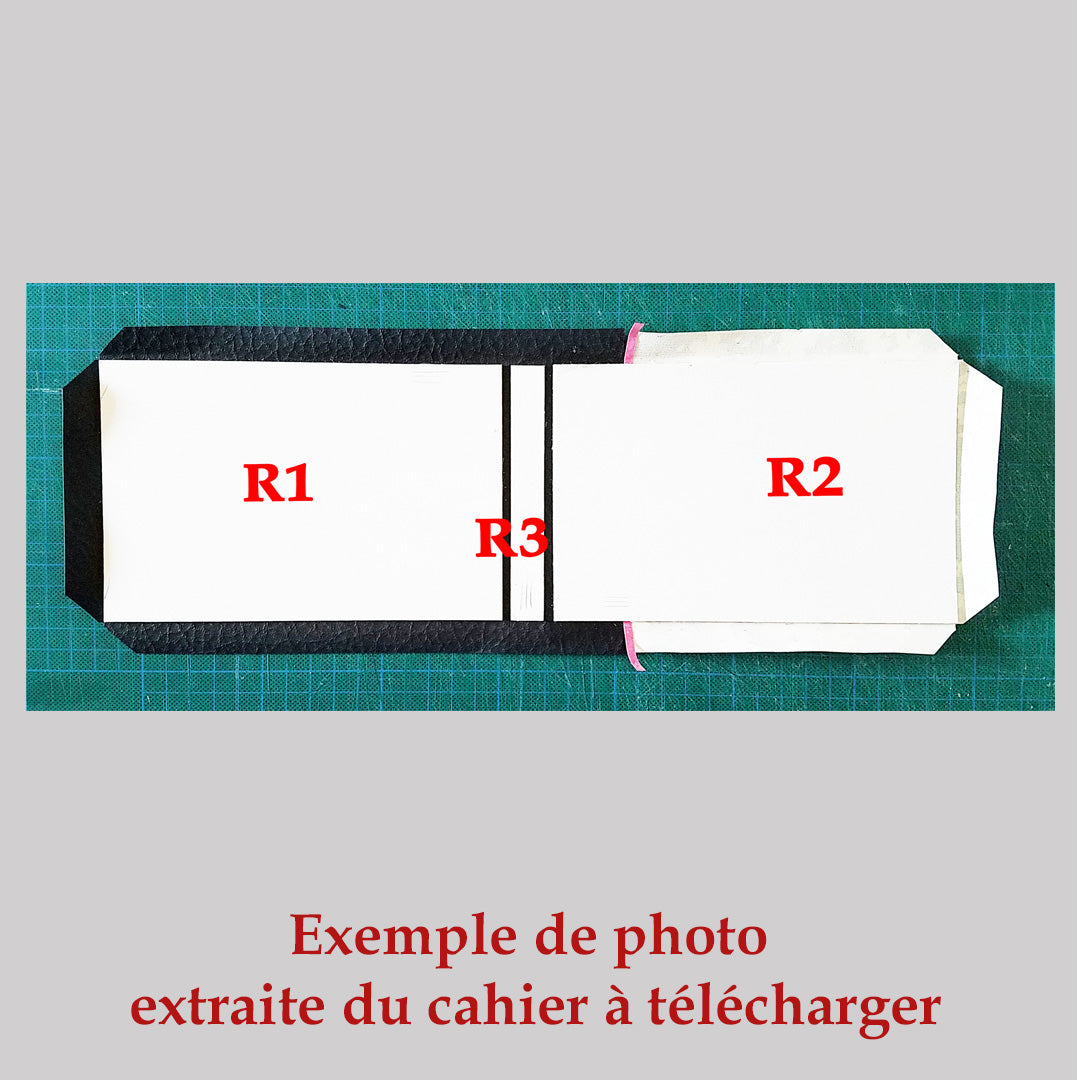 Mon Premier Porte Bloc Note-Tuto Cartonnage à Télécharger LeNa's Paper