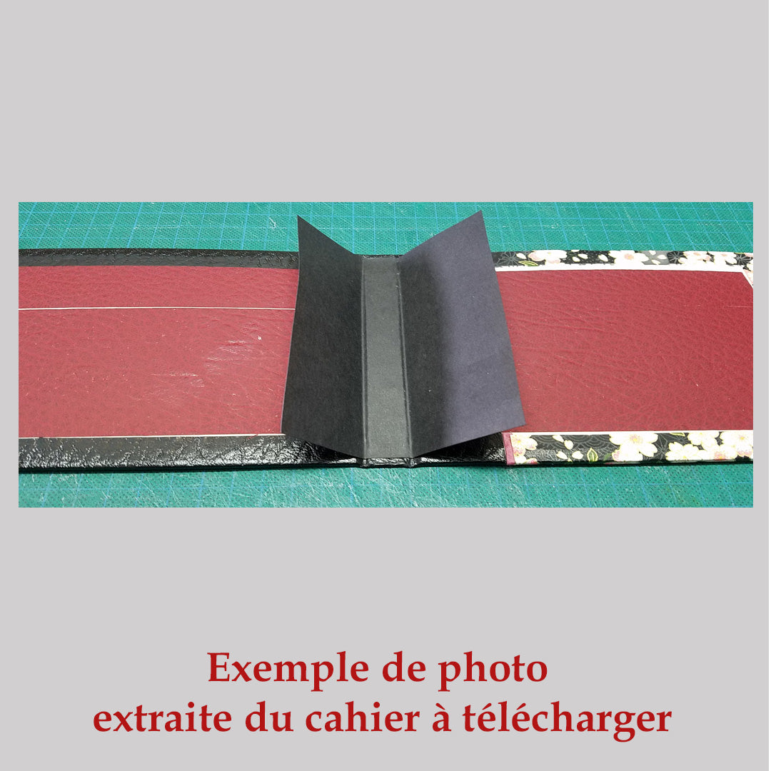 Mon Premier Porte Bloc Note-Tuto Cartonnage à Télécharger LeNa's Paper