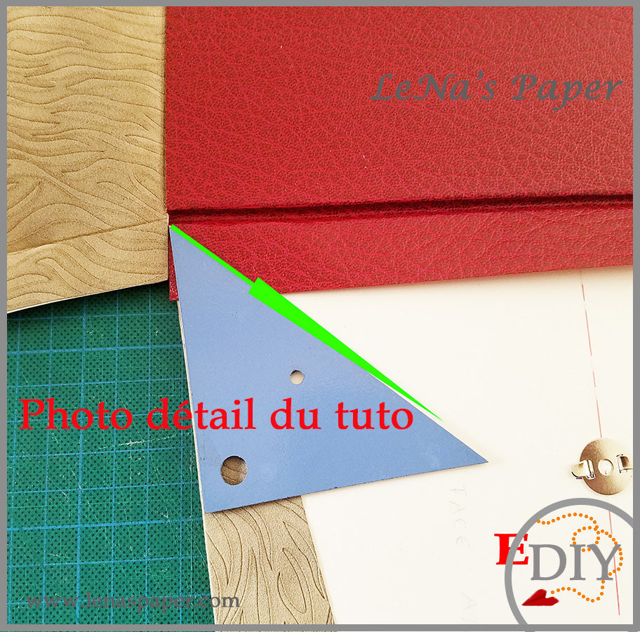 Le Sac à Main HOLLY -Tuto Cartonnage à télécharger Lena's Paper